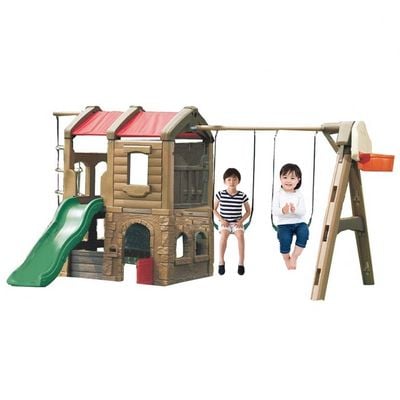 MYTS Kids Pro  Slide And Swings  with climbing wall